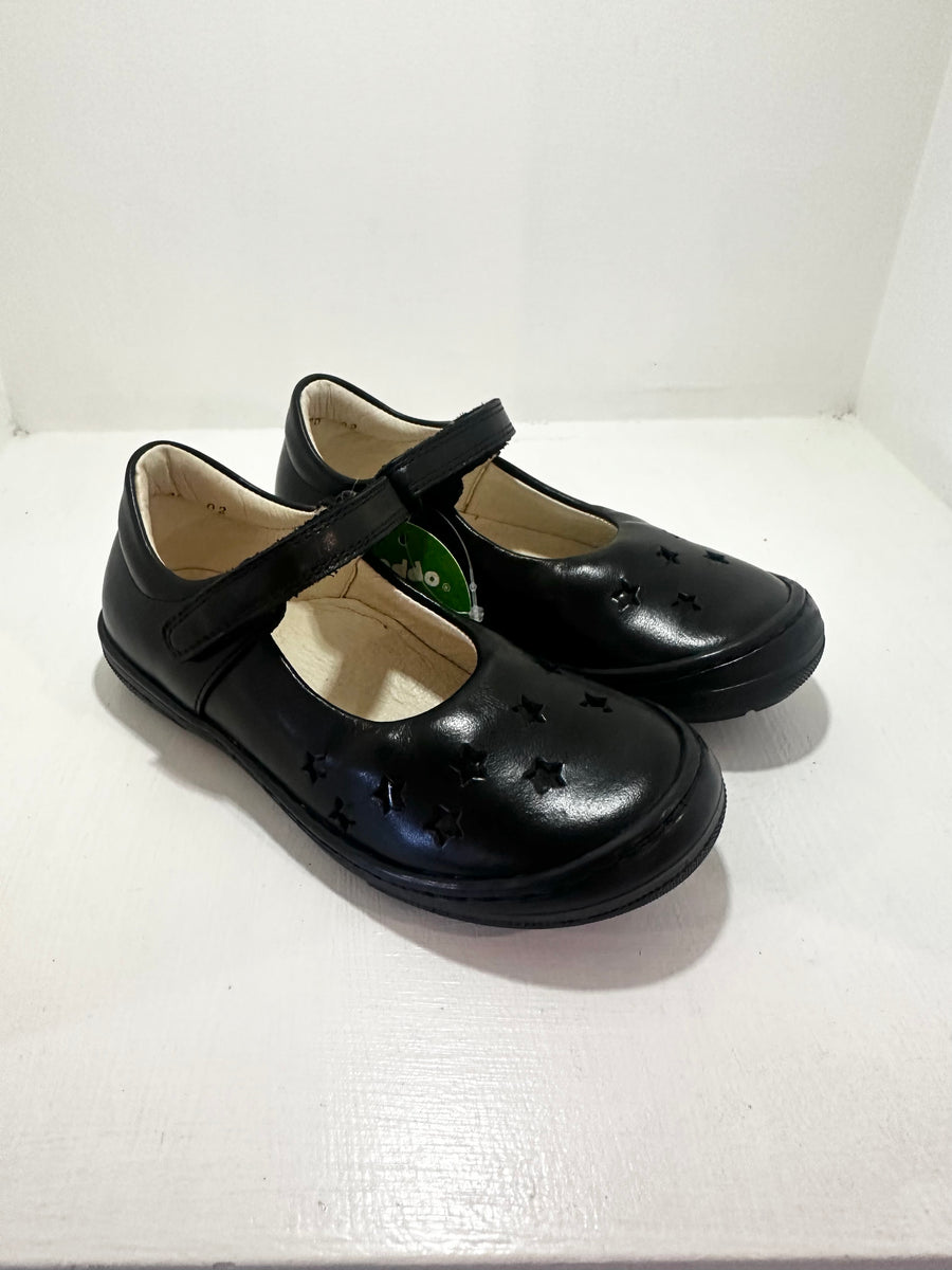 Froddo School Shoes | Mia Stars | Black Leather