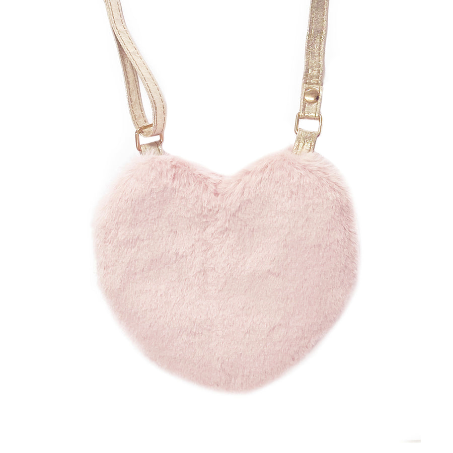 Rockahula | Fluffy Love Heart Bag | Pink 