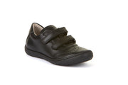 Froddo Girls Velcro School Shoes | Mia D | Black Leather