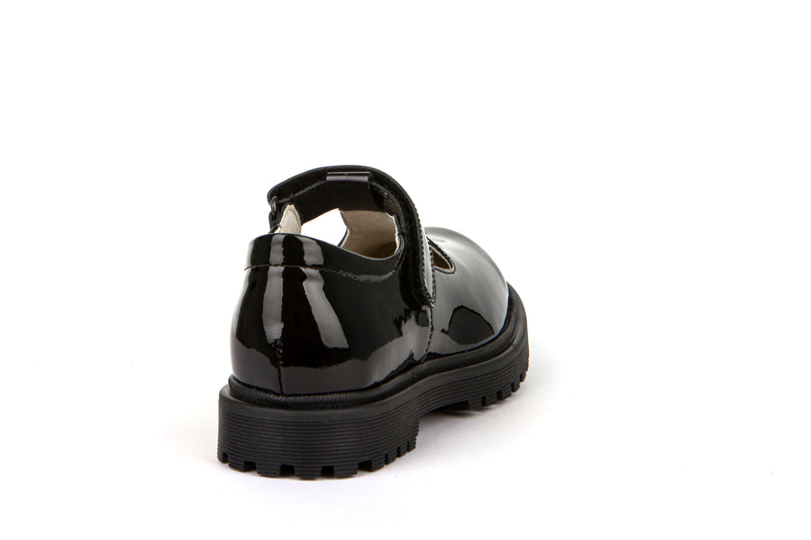 Froddo School Shoes | Lea T Bar | Black Patent