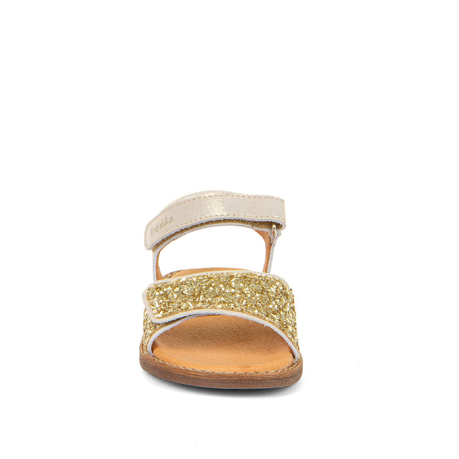 Froddo Velcro Sandals | Lore Glitter | Gold Shine