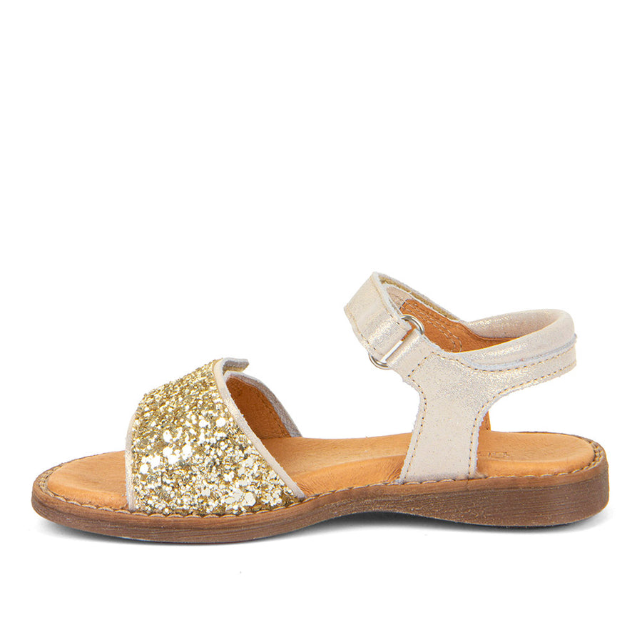 Froddo Velcro Sandals | Lore Glitter | Gold Shine