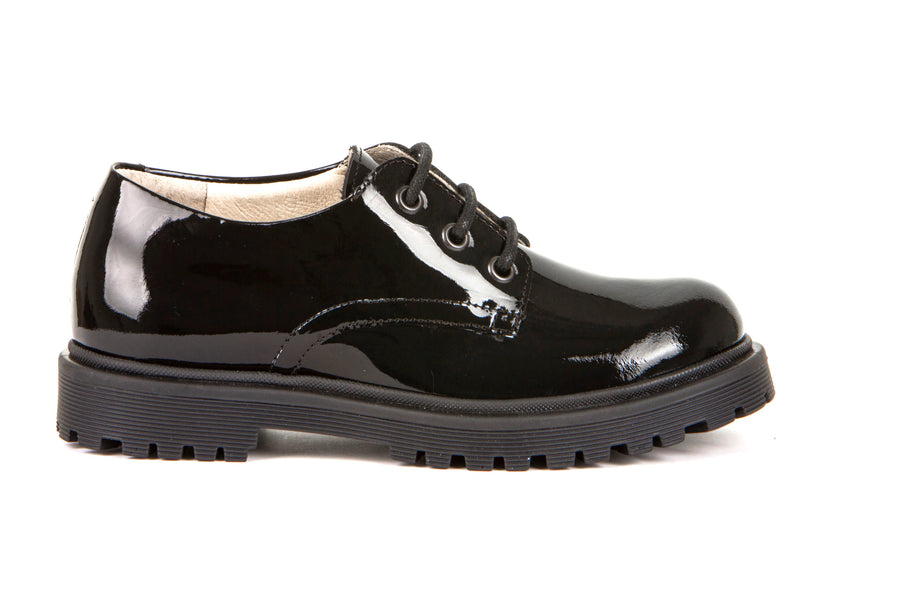 Froddo School Shoes | Lea Lace up | Black Patent