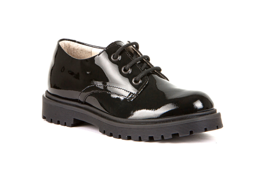 Froddo School Shoes | Lea Lace up | Black Patent