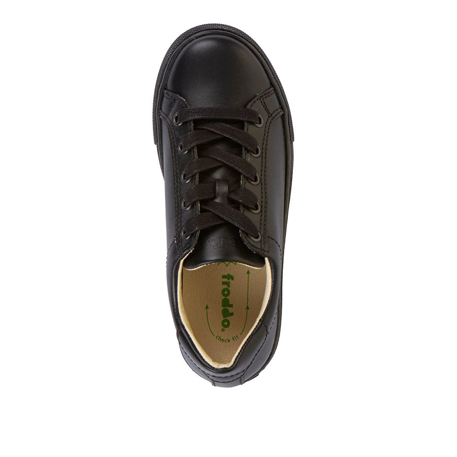 Froddo School Shoes | Morgan Lace | Black Leather