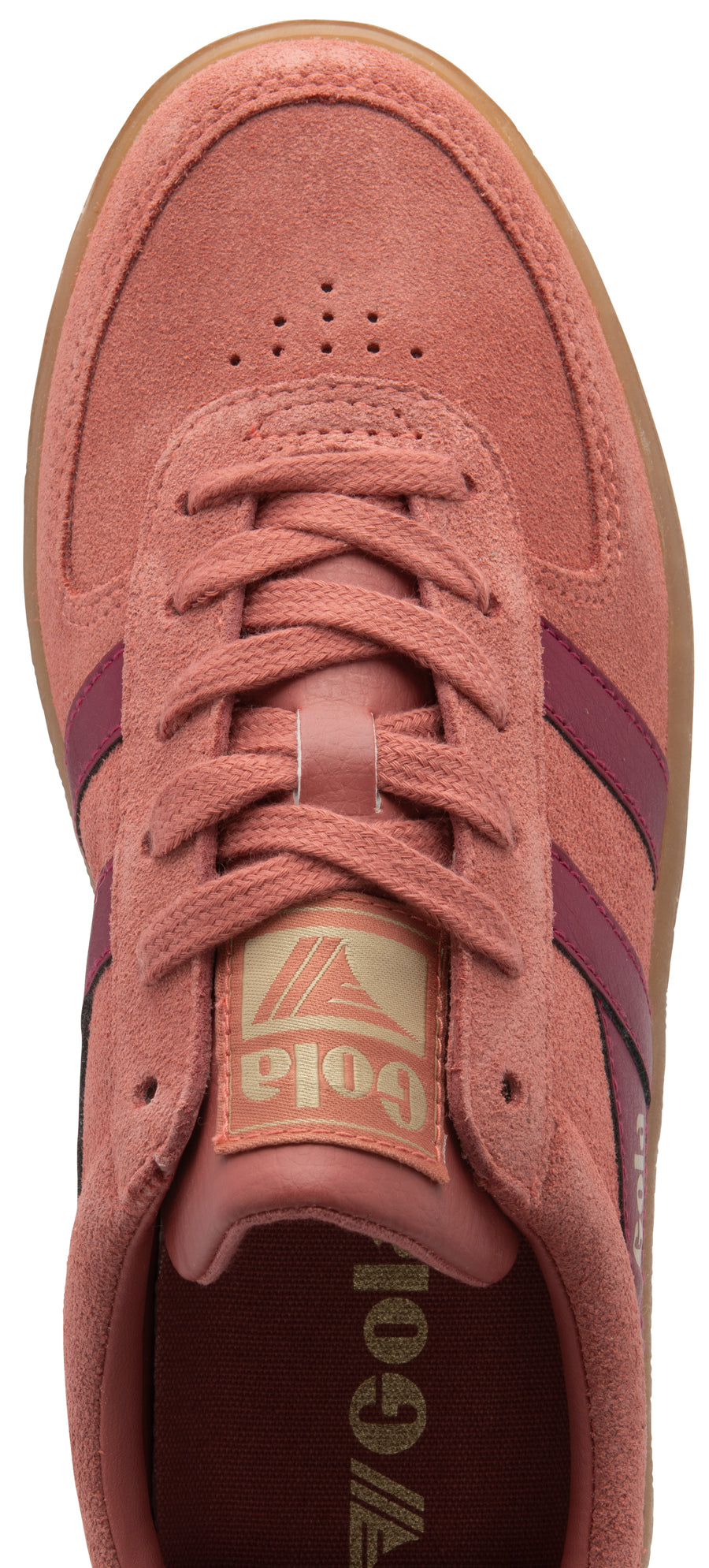 Gola Women's Trainers | Grandslam Suede | Clay, Cerise & Gum