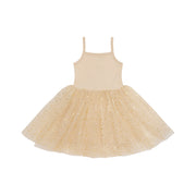 Bob & Blossom Dress | Gold Sparkle