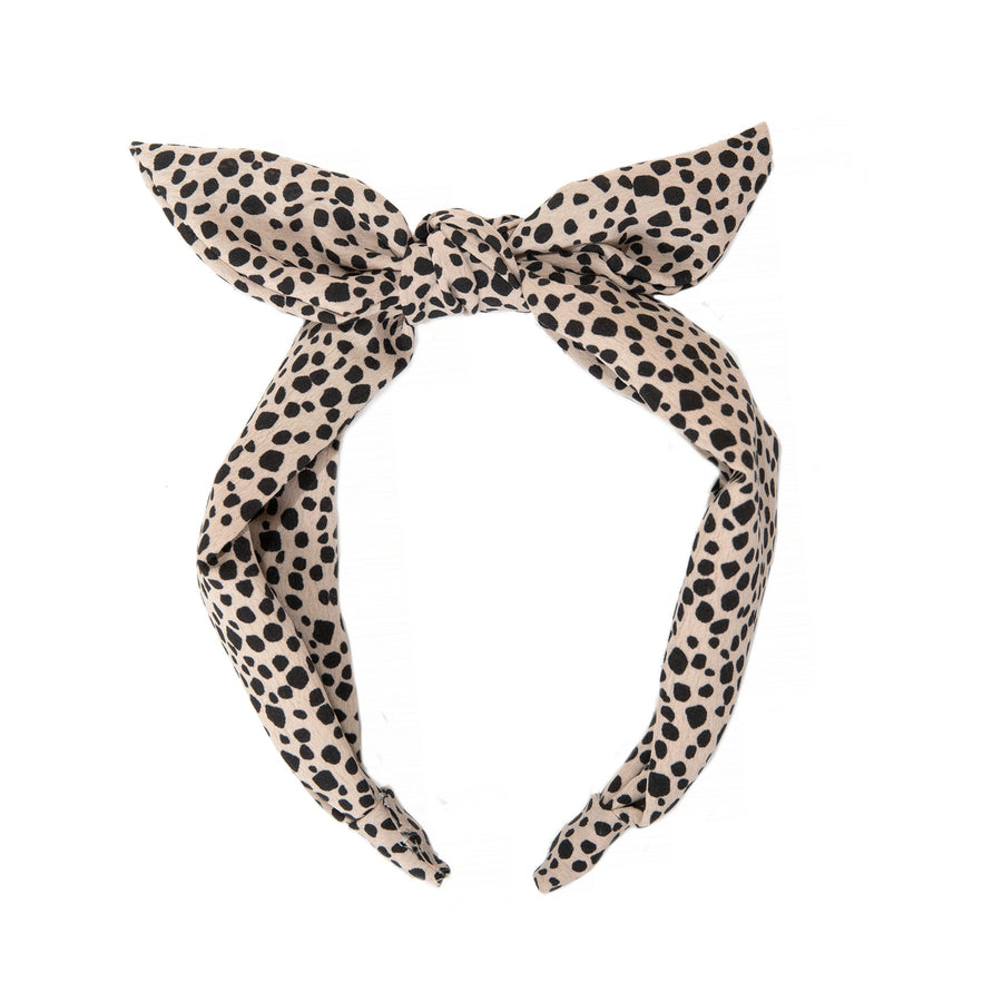 Rockahula headband for Girls | Leopard Love Tie Headband