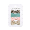 Rockahula Hair Clips | Leopard love mini bows | Set of 4 