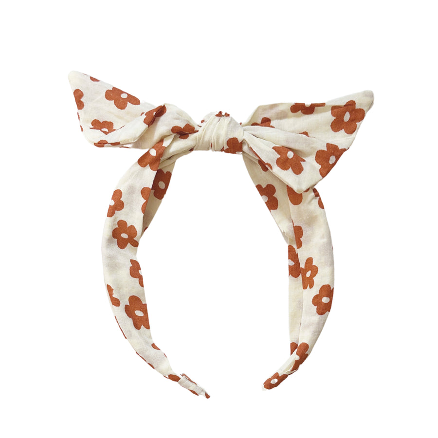 Rockahula Headband | Flower Power Tie | Natural Multi
