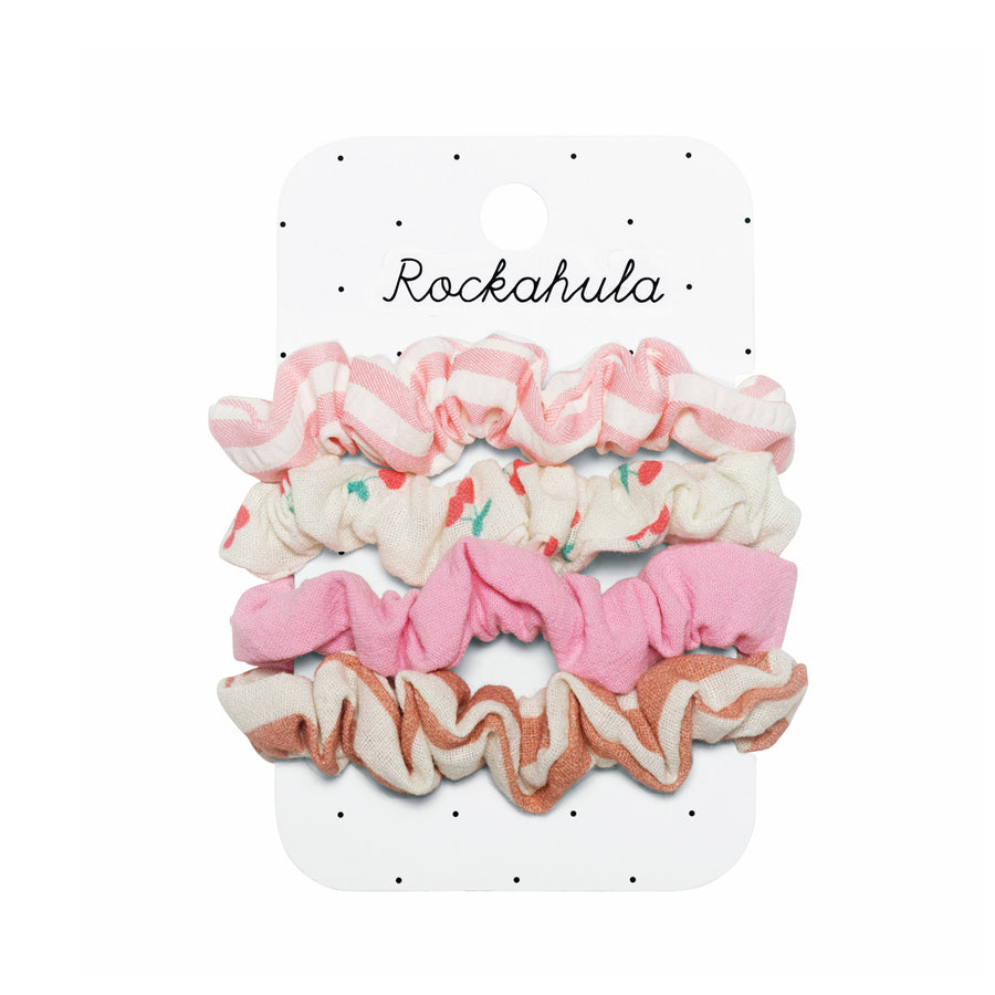 Rockahula Kids Scrunchies | Cherry Stripe