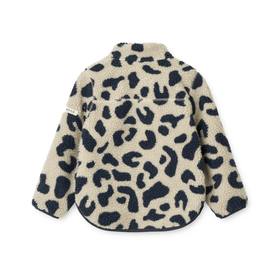 Liewood Fleece | Nolan Jacket | Mega Leopard Mist