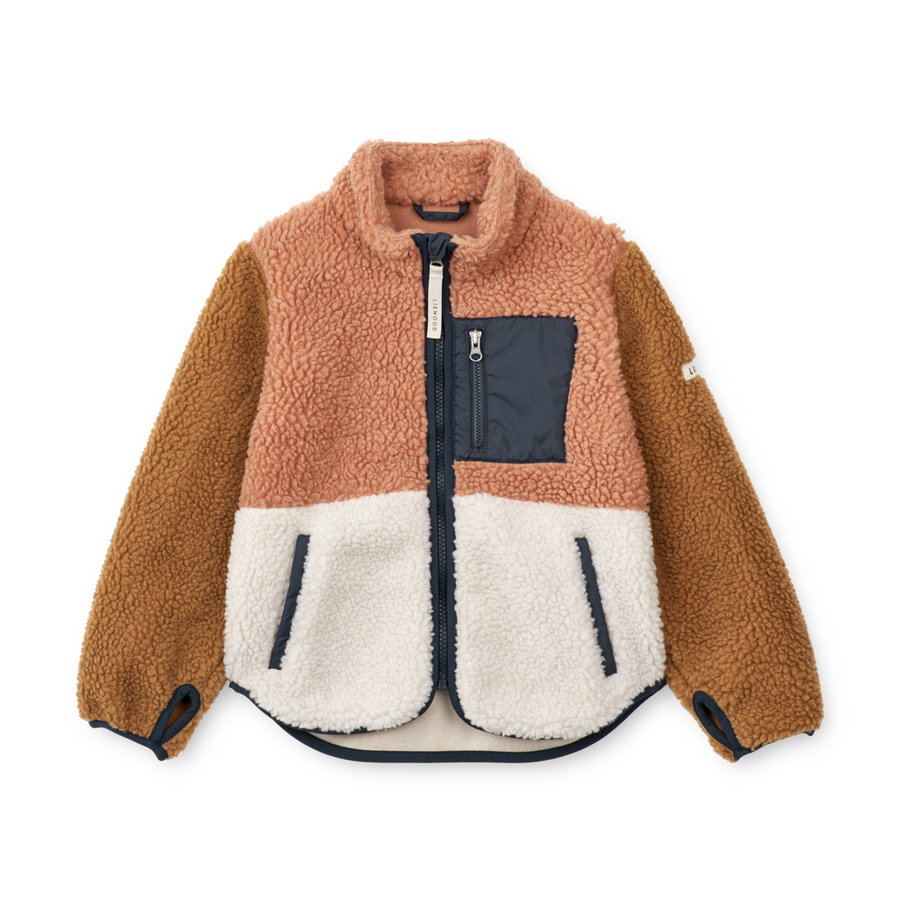 Liewood Fleece | Nolan Sherpa Jacket | Tuscany Rose Mix