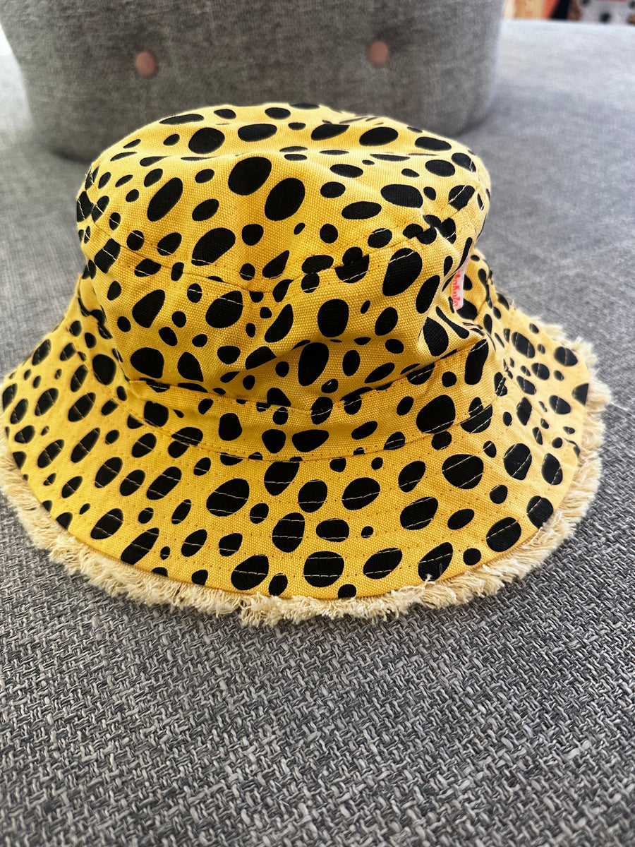 Rockahula Kids Bucket Hat | Cheetah 2 | Yellow & Black