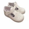 Bo-Bell Toto T-Bar Kids Shoes | White Patent