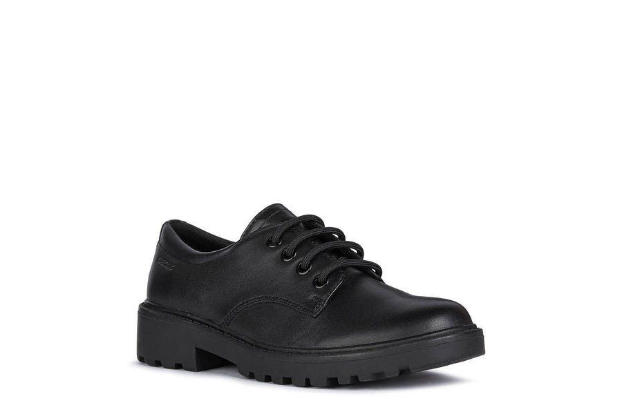 Geox School Shoes | Casey Lace | Black