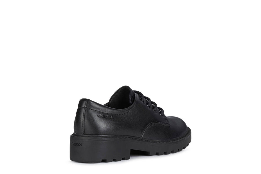 Geox School Shoes | Casey Lace | Black