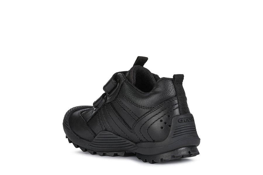 Geox School Shoes | Savage Velcro | Black