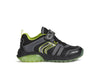 Geox Spaziale Trainers | Black & Lime