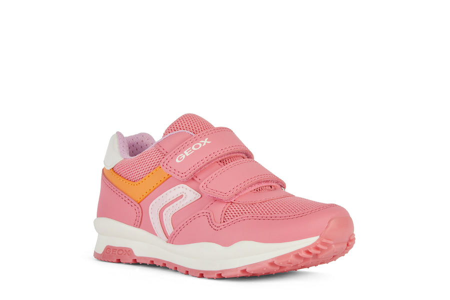 Geox Kids Trainers | Pavel | Coral & Pink
