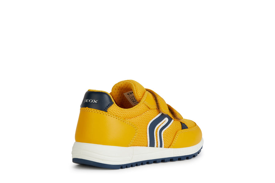 Geox Boys Trainers | Alben | Yellow & Navy