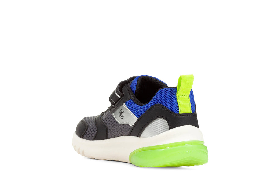 Geox Kids Trainers | Ciberdron | Grey & Royal