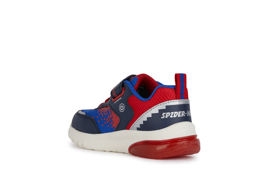 Geox Ciberdron Trainers | Spiderman | Navy & Red