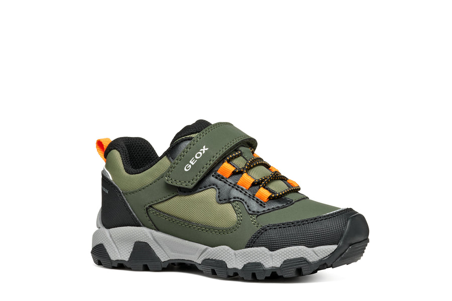 Geox Kids Trainers | Magnetar | Green & Orange