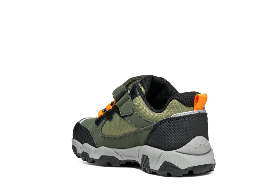 Geox Kids Trainers | Magnetar | Green & Orange