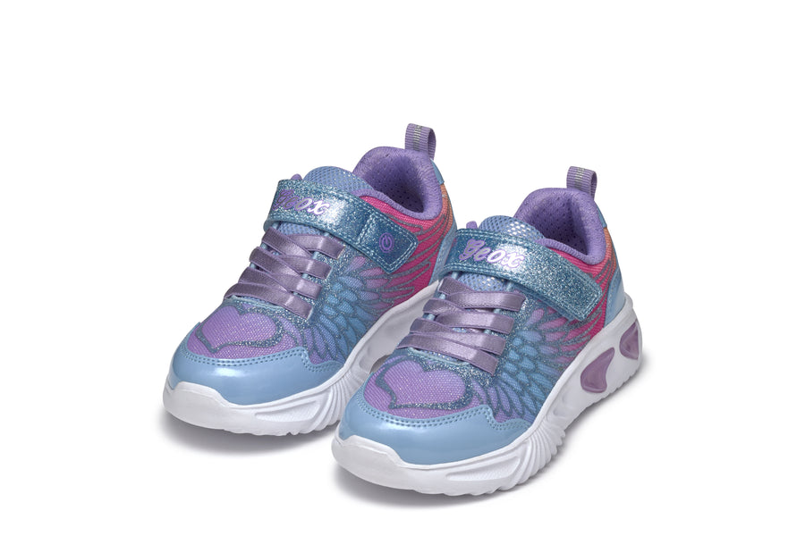 Geox Kids Trainers | Assister | Sky & Multi