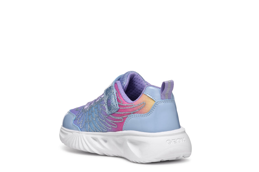 Geox Kids Trainers | Assister | Sky & Multi