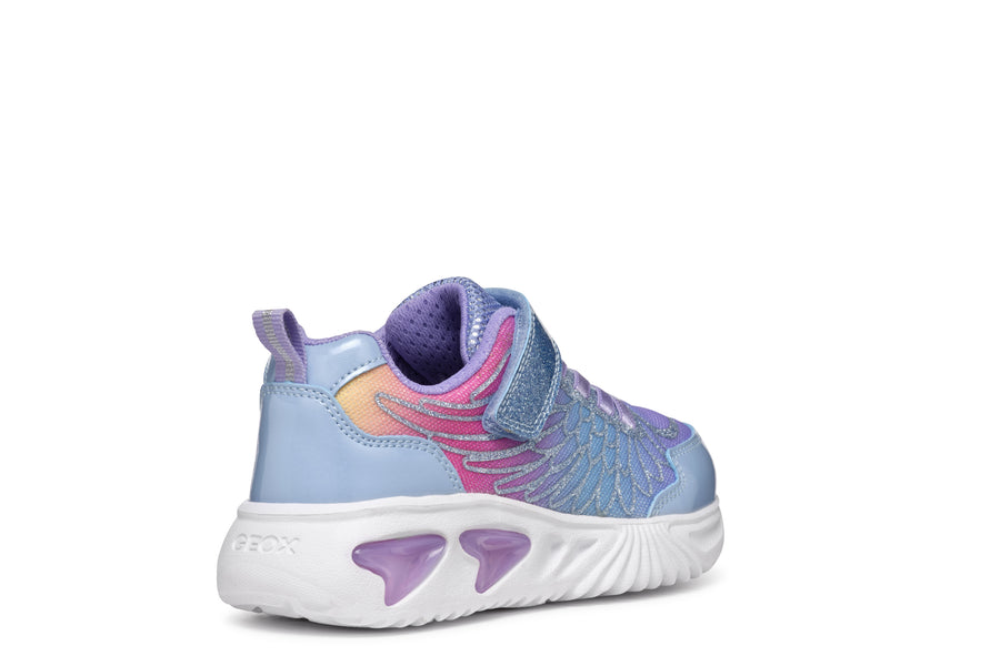 Geox Kids Trainers | Assister | Sky & Multi