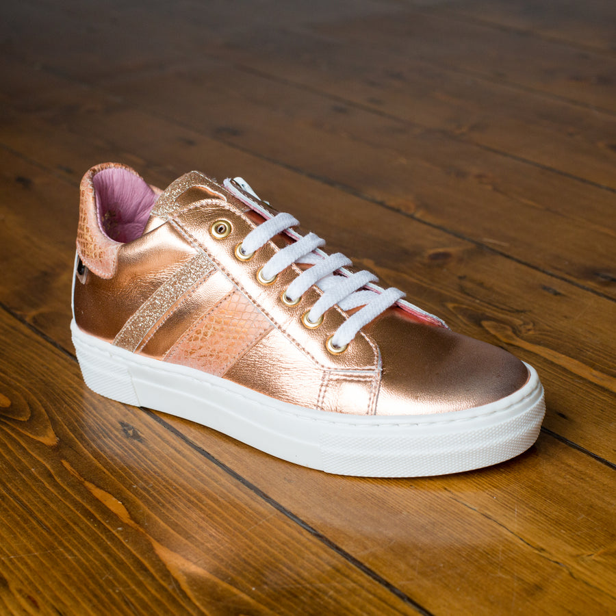 Bo-Bell Shoes | Nayeli Trainers | Rose Gold