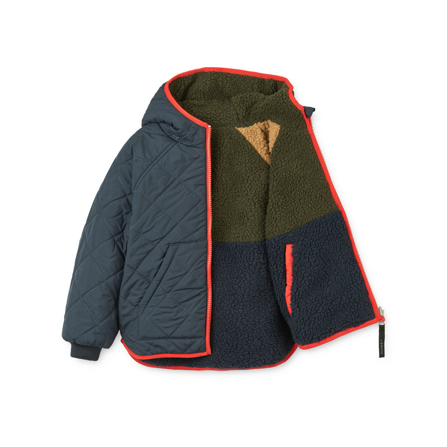 Liewood Reversible Jacket | Jackson | Army Brown