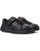 Camper Runner | Velcro School Shoe | Black