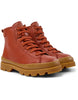 Camper Kids Boots | Brutus Lace up| Red