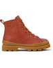 Camper Kids Boots | Brutus Lace up| Red