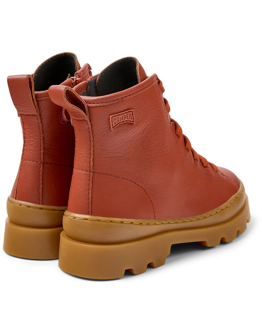 Camper Brutus | Kids Lace up Boot | Red