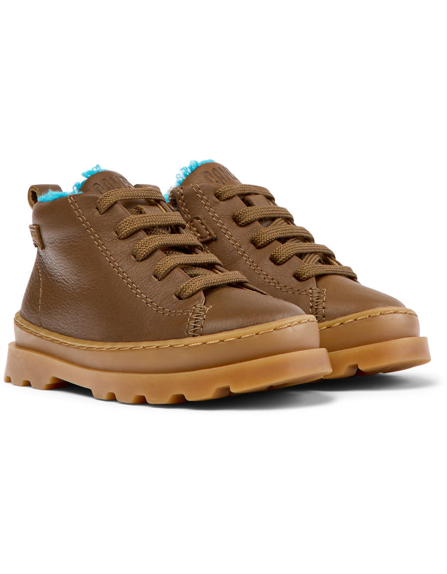 Camper Brutus | Lace Up Boots |  Brown