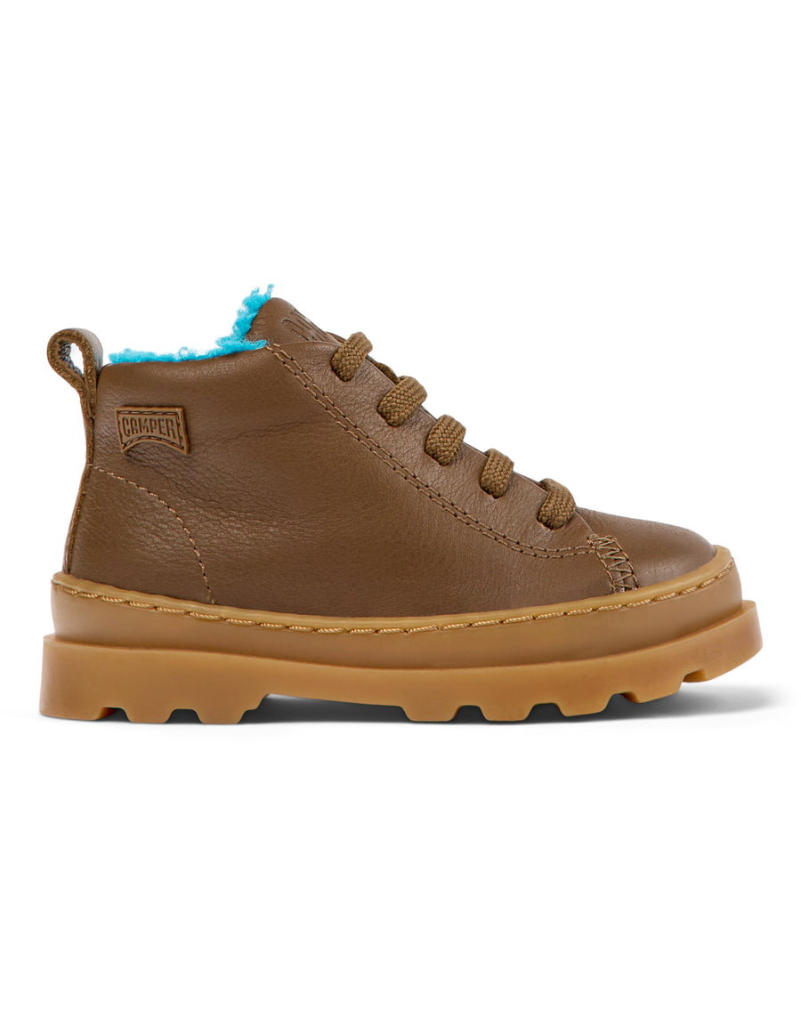 Camper Kids Boots | Lace Up Brutus | Brown