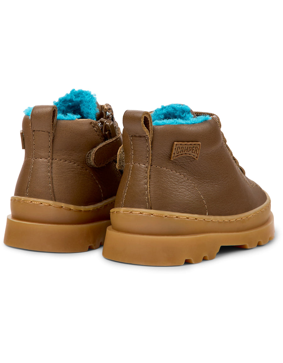 Camper Kids Boots | Lace Up Brutus | Brown