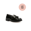 Geox School Shoes | Tassel Loafer Agata A | Black Patent
