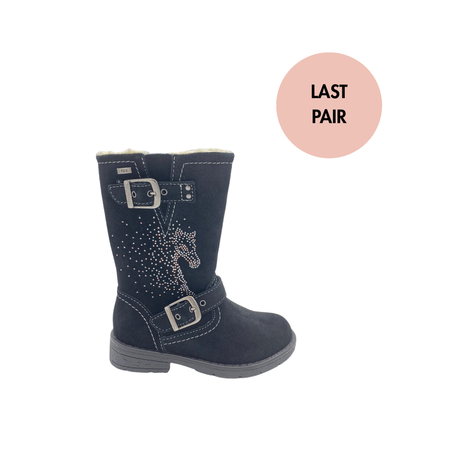 Lurchi Boots | Waterproof Heidi-Tex | Black Suede