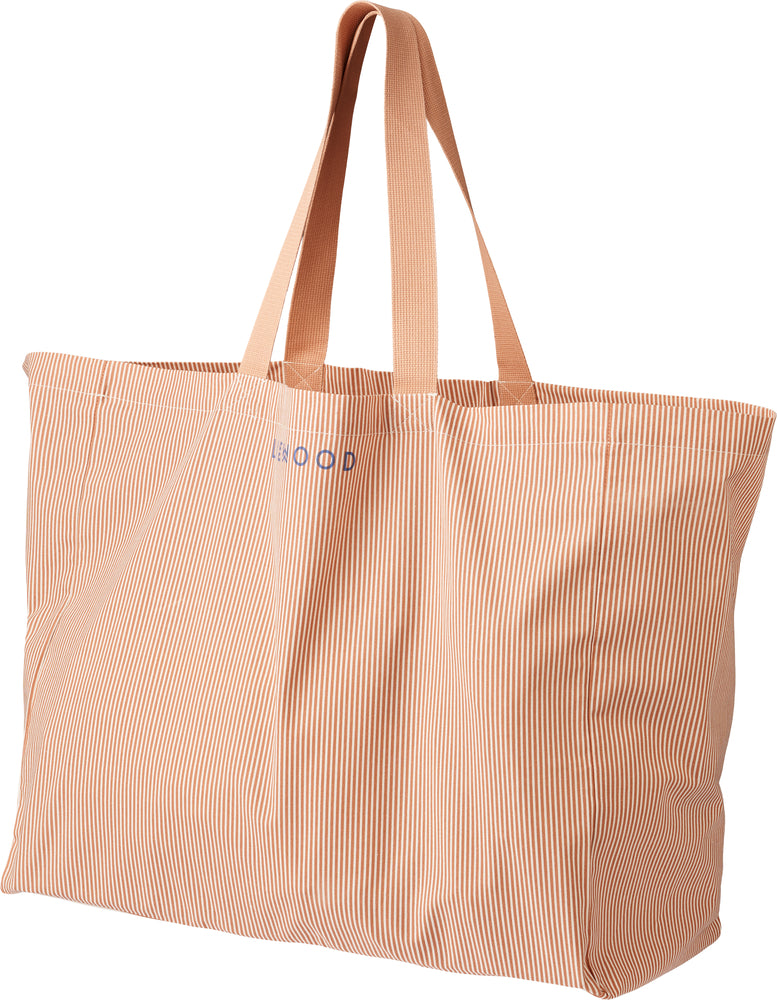 Liewood Organic Cotton Tote Bag | Maxi | Stripe Tuscany Rose