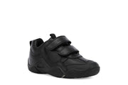 Geox Wader | Velcro School Shoes | Black