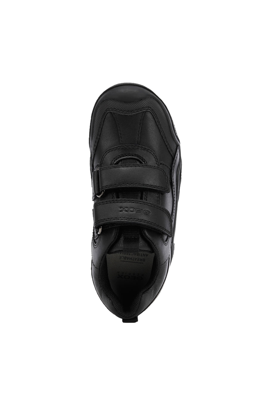 Geox Wader | Velcro School Shoes | Black