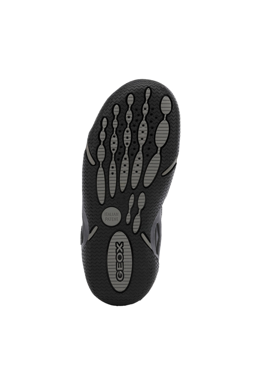 Geox Wader | Velcro School Shoes | Black