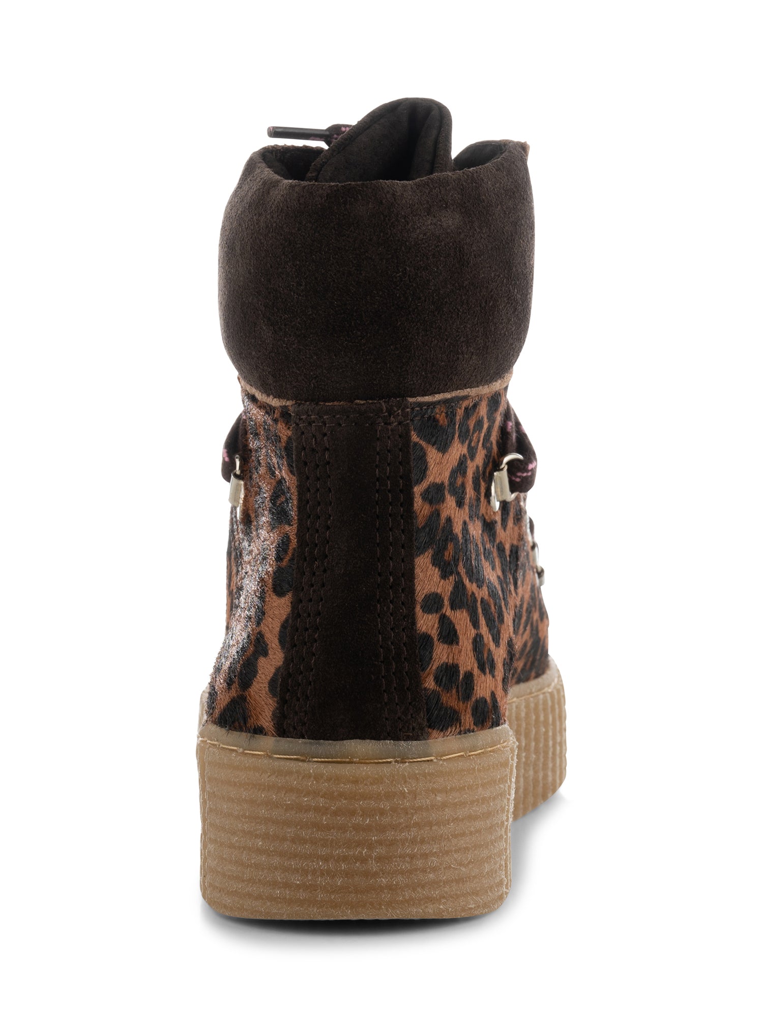 Shoe The Bear Women s Lace up Boots Agda Chestnut Leopard