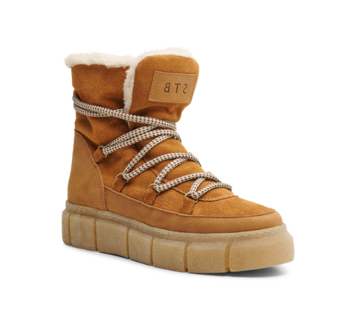 Shoe The Bear Women's lace up snow boot | Tove | Tan