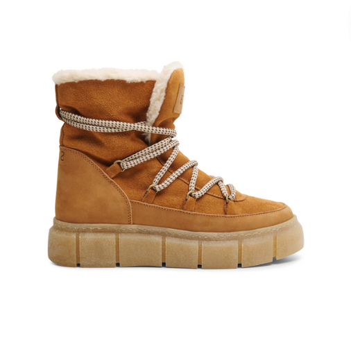 Shoe The Bear Women's lace up snow boot | Tove | Tan